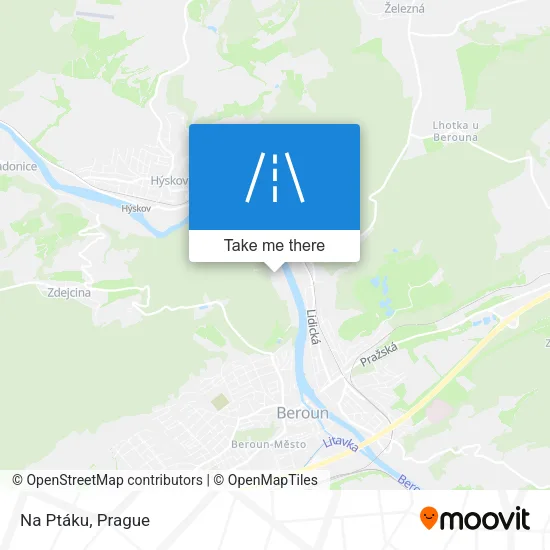 Карта Na Ptáku