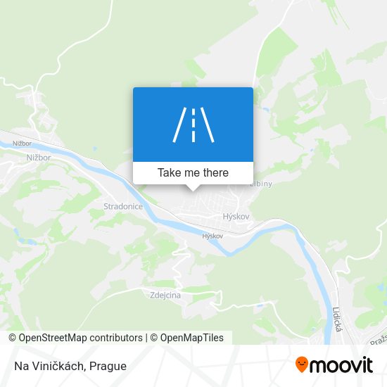 Карта Na Viničkách
