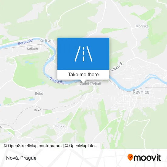 Карта Nová