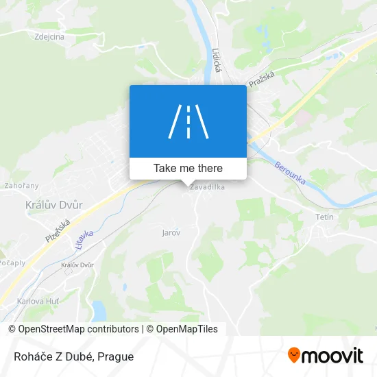 Карта Roháče Z Dubé