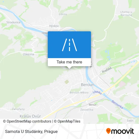 Карта Samota U Studánky