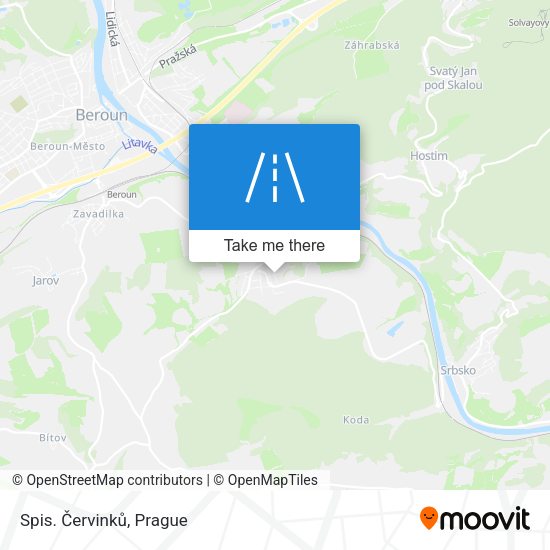 Spis. Červinků map