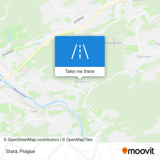 Карта Stará