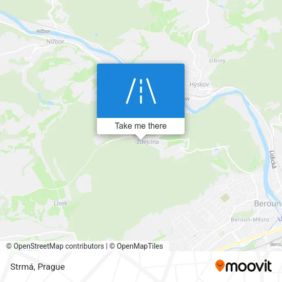 Карта Strmá