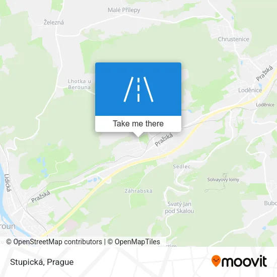 Карта Stupická