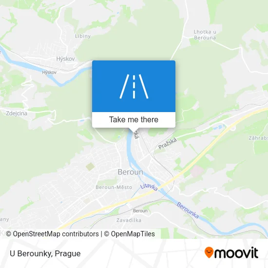 Карта U Berounky