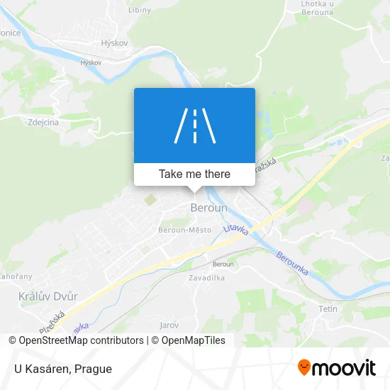 Карта U Kasáren