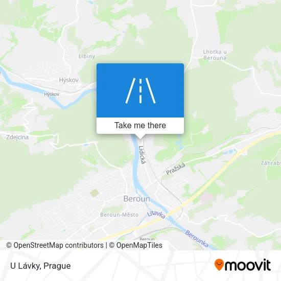 Карта U Lávky