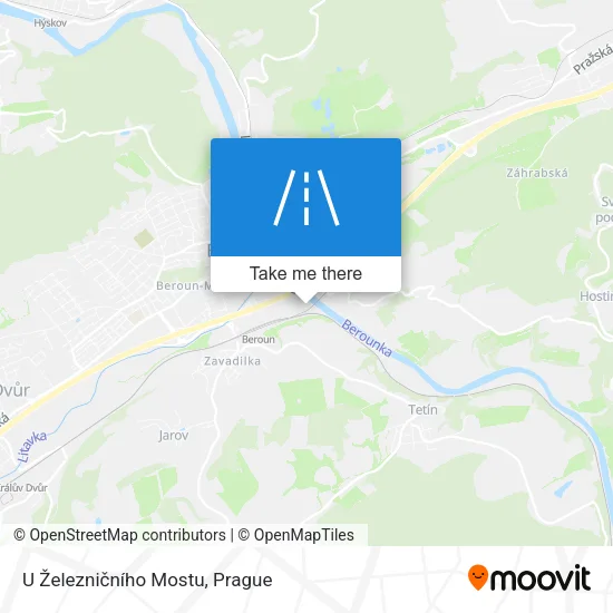 Карта U Železničního Mostu