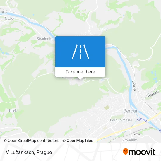 Карта V Lužánkách