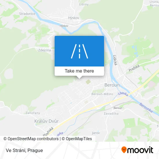 Карта Ve Stráni