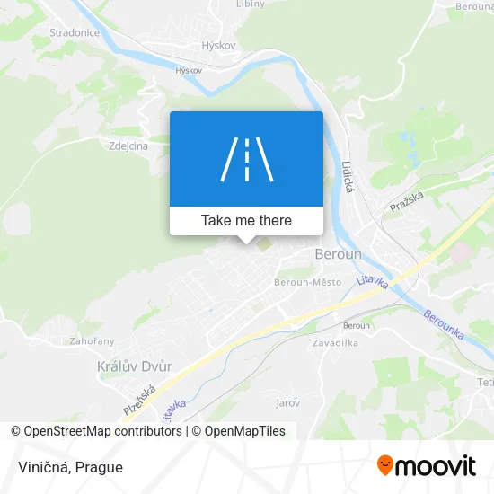 Карта Viničná