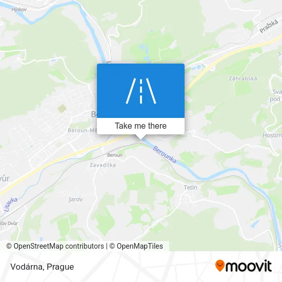 Карта Vodárna
