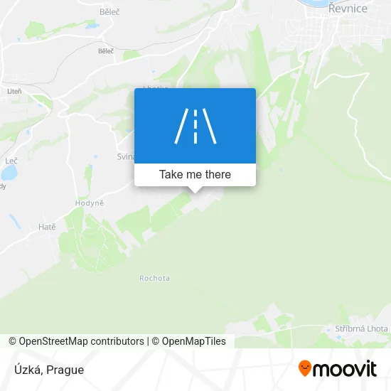 Карта Úzká