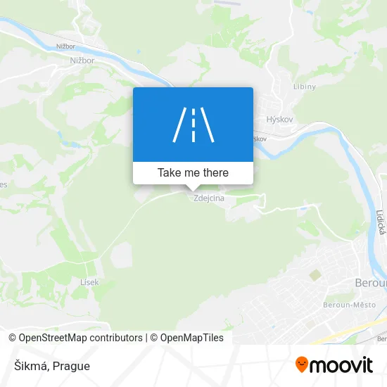 Карта Šikmá