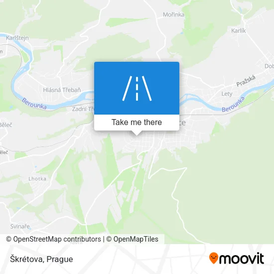 Карта Škrétova