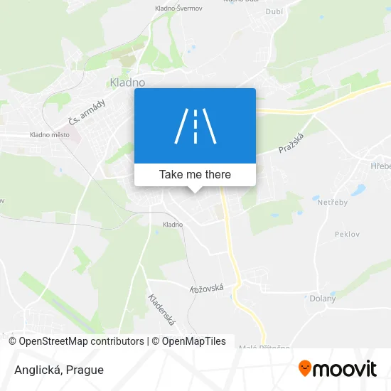 Anglická map