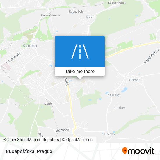 Budapešťská map