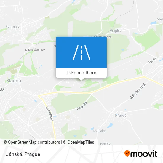 Карта Jánská