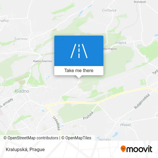 Карта Kralupská