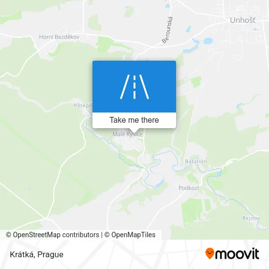 Карта Krátká