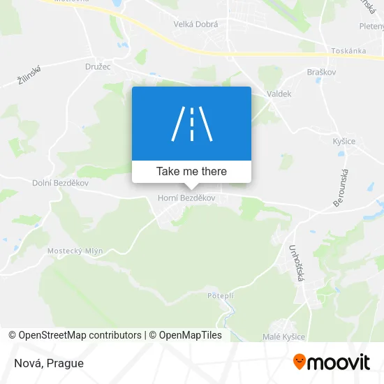 Карта Nová