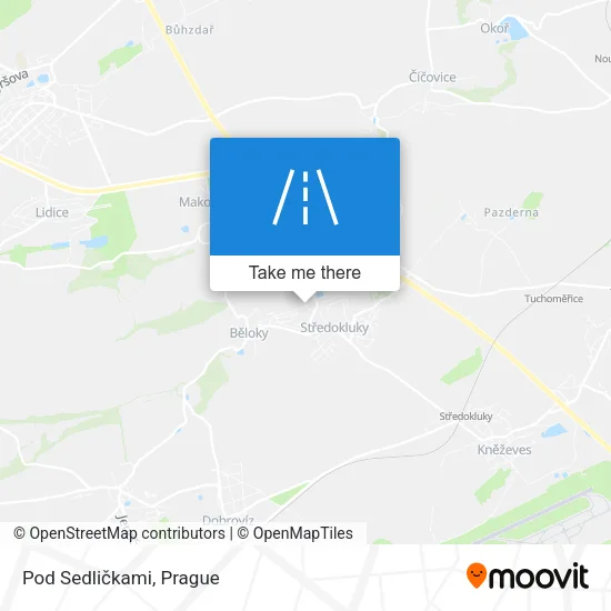 Карта Pod Sedličkami