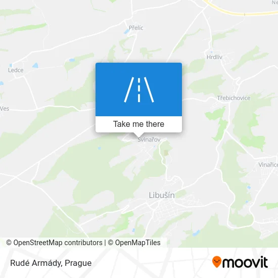 Карта Rudé Armády