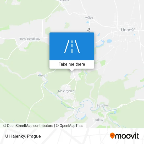 Карта U Hájenky