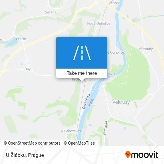 Карта U Žlábku