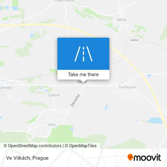 Карта Ve Vilkách