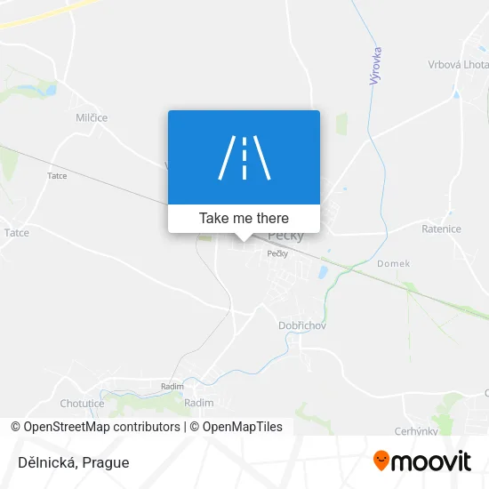 Карта Dělnická