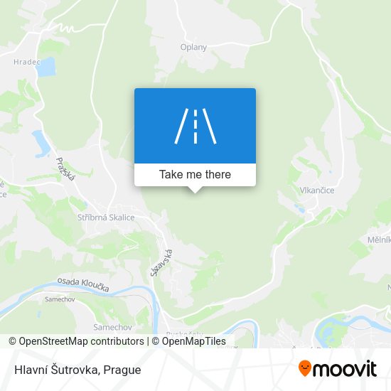 Hlavní Šutrovka map