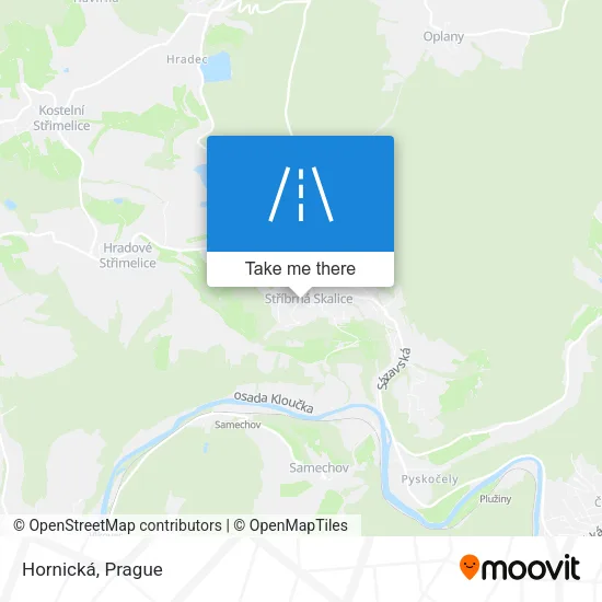 Карта Hornická