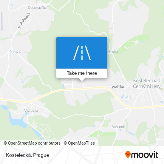 Карта Kostelecká