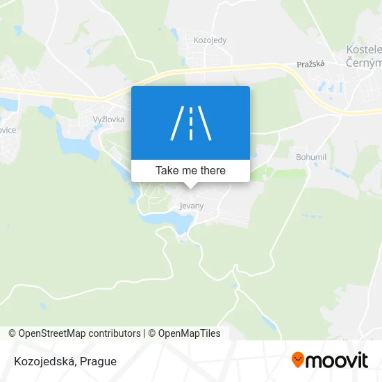 Карта Kozojedská