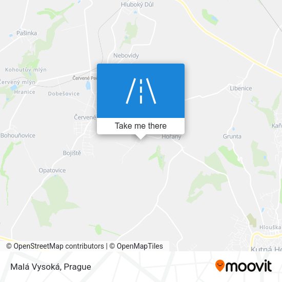 Карта Malá Vysoká