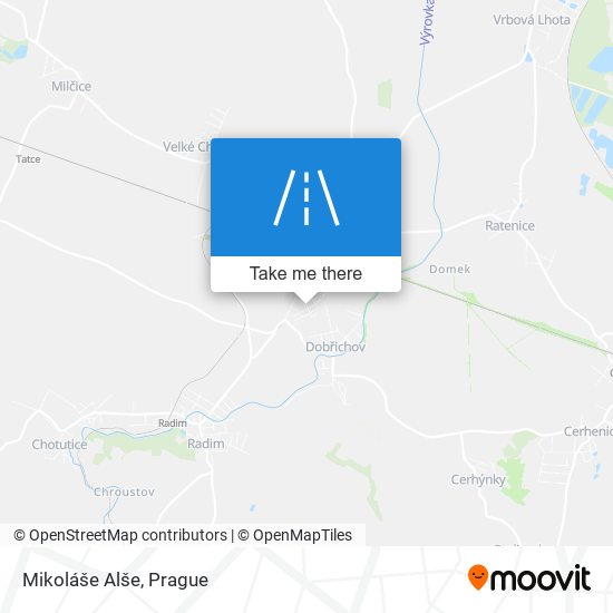 Карта Mikoláše Alše