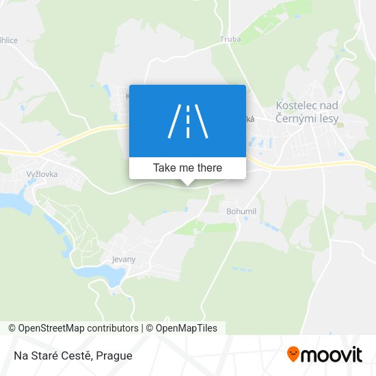 Na Staré Cestě map