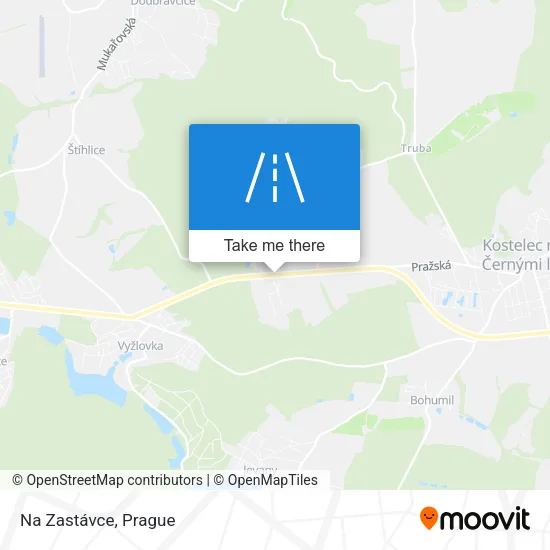 Карта Na Zastávce