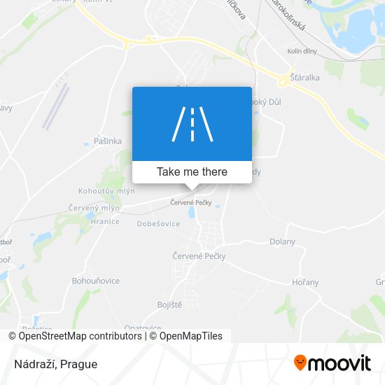 Nádraží map