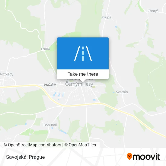Карта Savojská