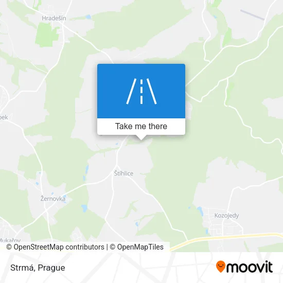 Карта Strmá