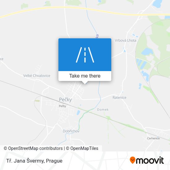 Tř. Jana Švermy map