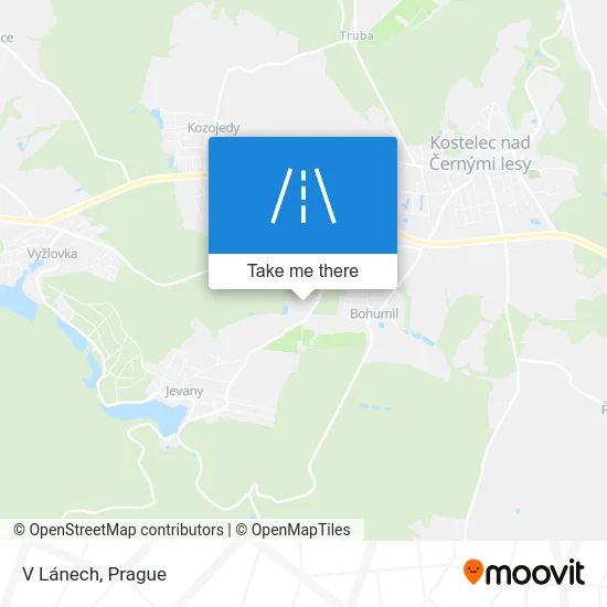 Карта V Lánech