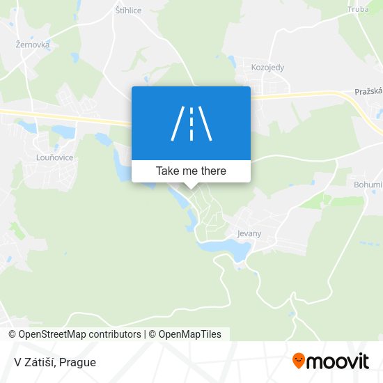 V Zátiší map