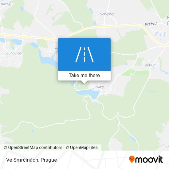 Ve Smrčinách map
