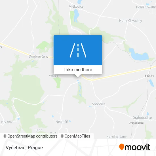 Карта Vyšehrad