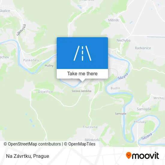 Карта Na Závrtku