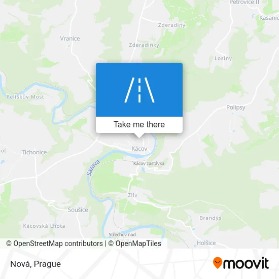 Карта Nová